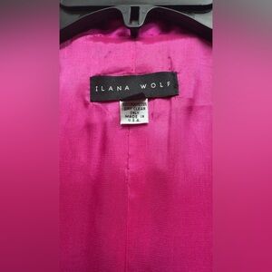 Ilana Wolf Women's Fuchsia Blazer Jacket & suit jackets